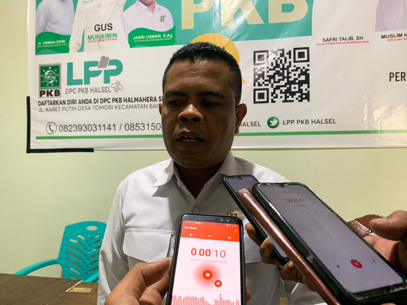 Asbur Abu Ketua DKC Garda Bangsa Halsel 