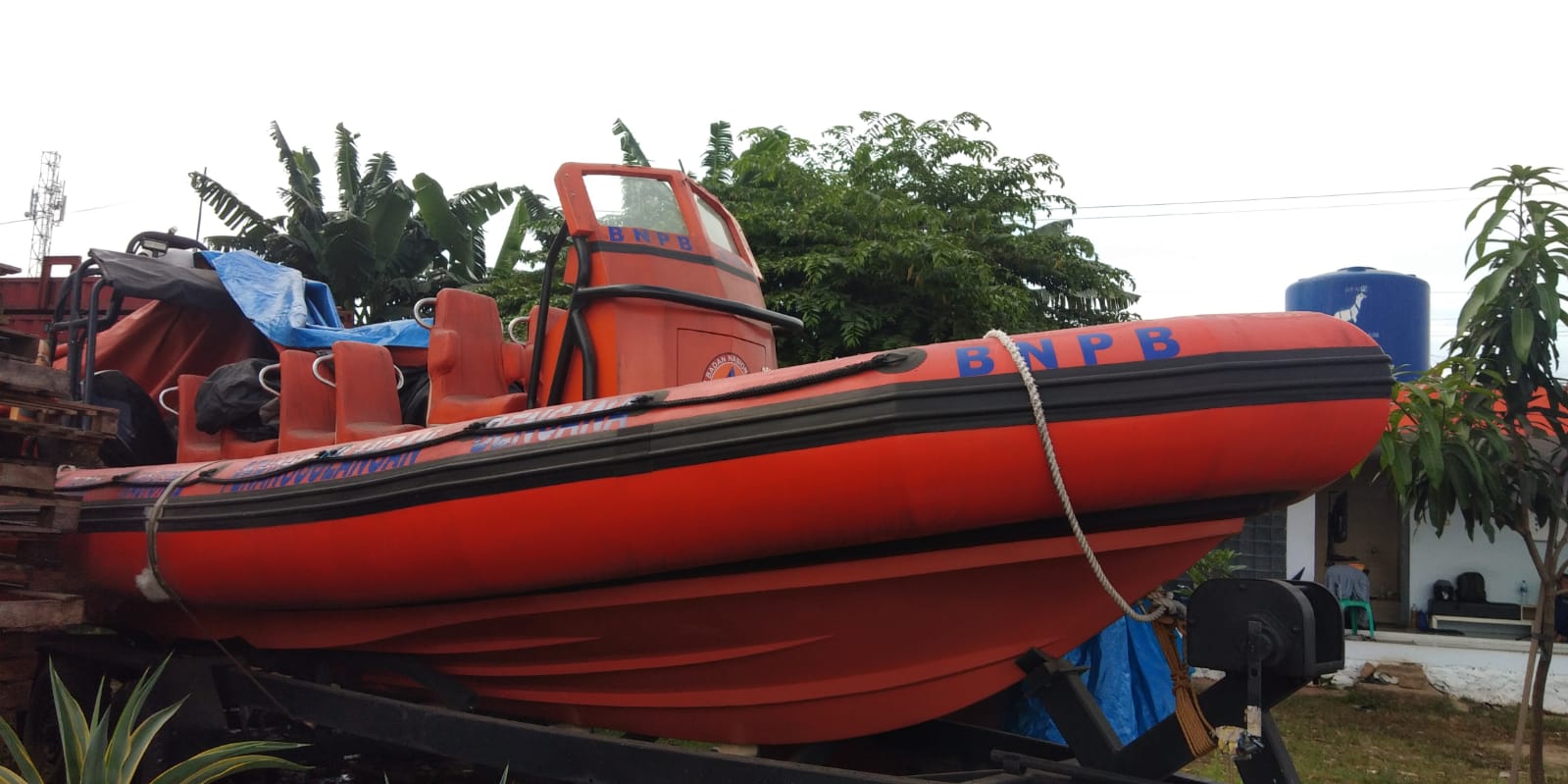 Speed boat dari BNPB RI 
