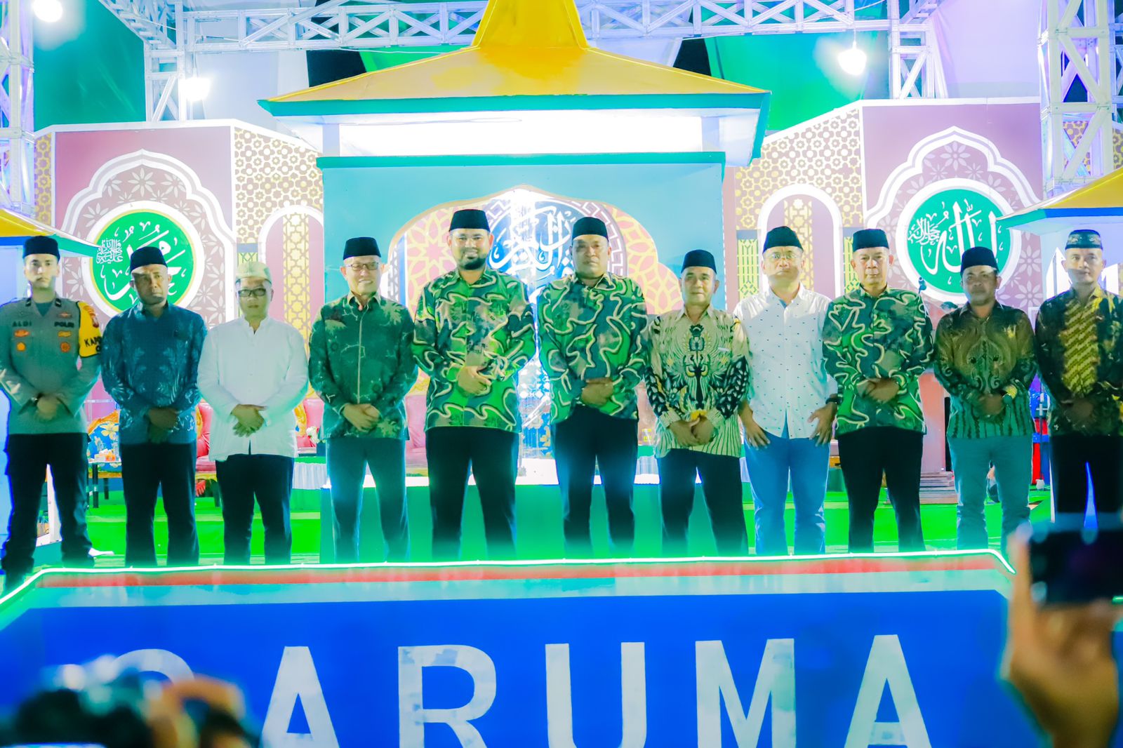 Bupati dan Wakil Bupati Halsel Beserta Unsur Forkopimda 