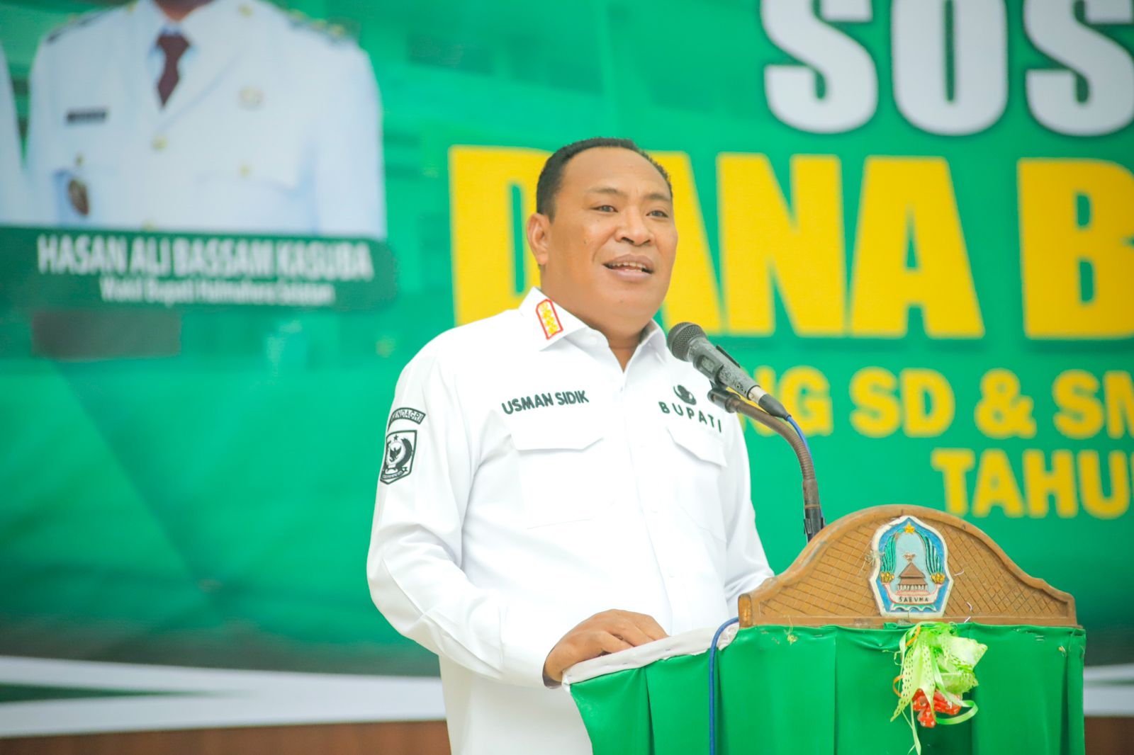 Bupati Halmahera Selatan, H Usman Sidik 