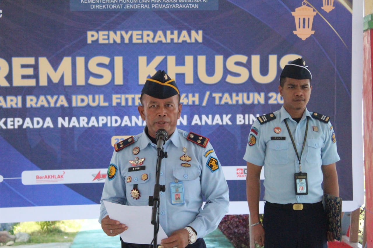 Kalapas Kelas III Labuha Budi Hardiono 