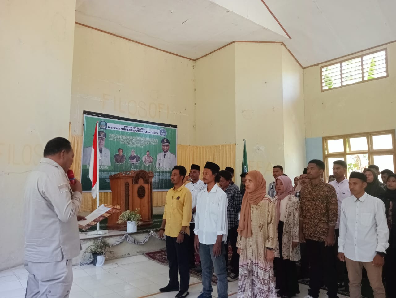 Bupati Usman Sidik saat Melantik Pengurus HPMG