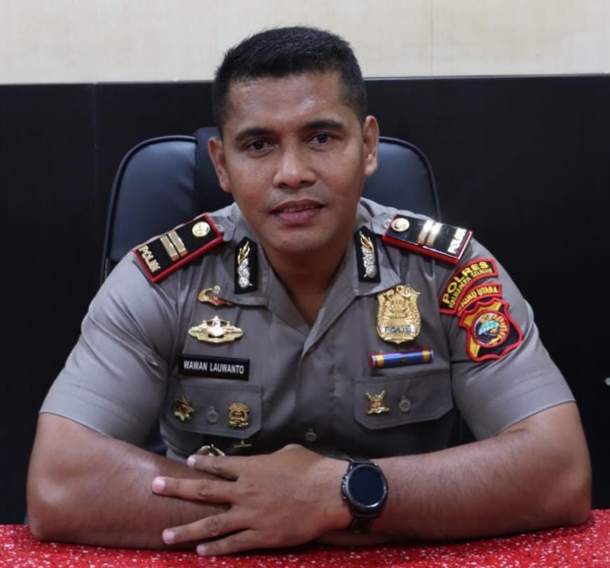 Kapolsek Gane Barat, IPTU Wawan Lauwanto 