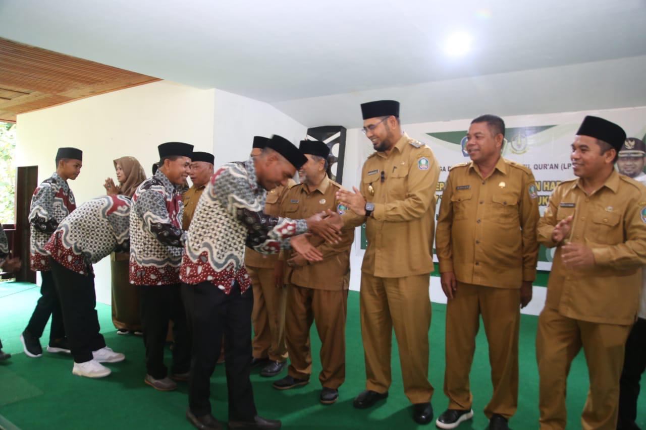 Wabup Halsel di dampingi Sekda Halsel dan sejumlah OPD 