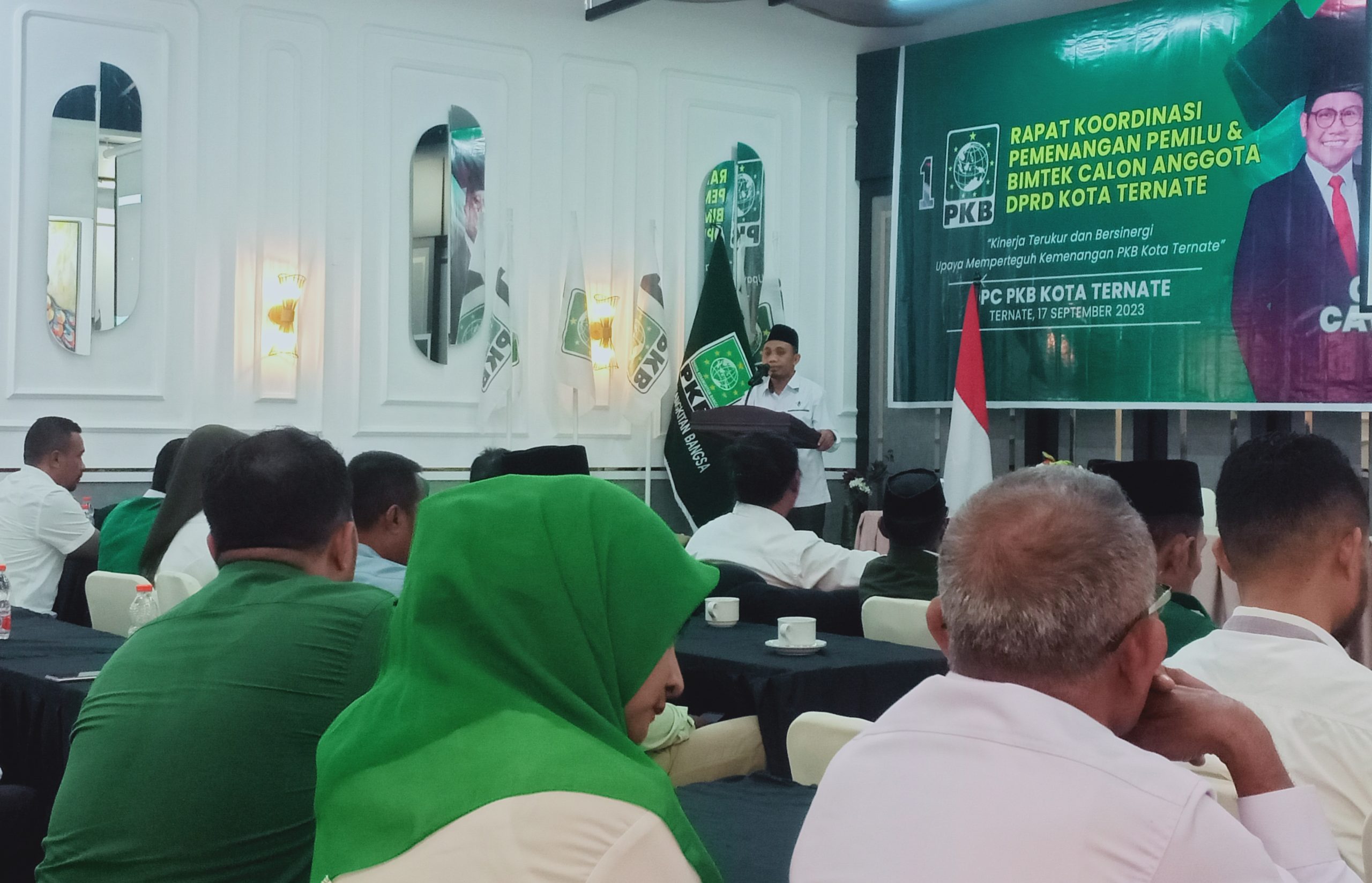 Muhajirin Bailussy, Ketua DPC PKB Kota Ternate./jmg