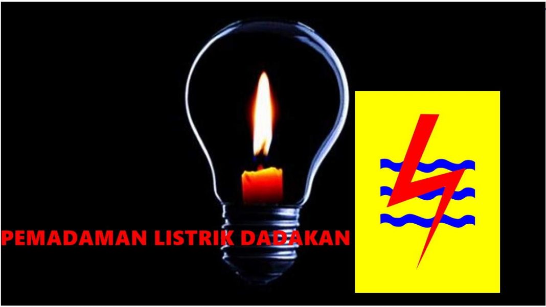 Ilustrasi lampu listrik padam. (Istimewa)