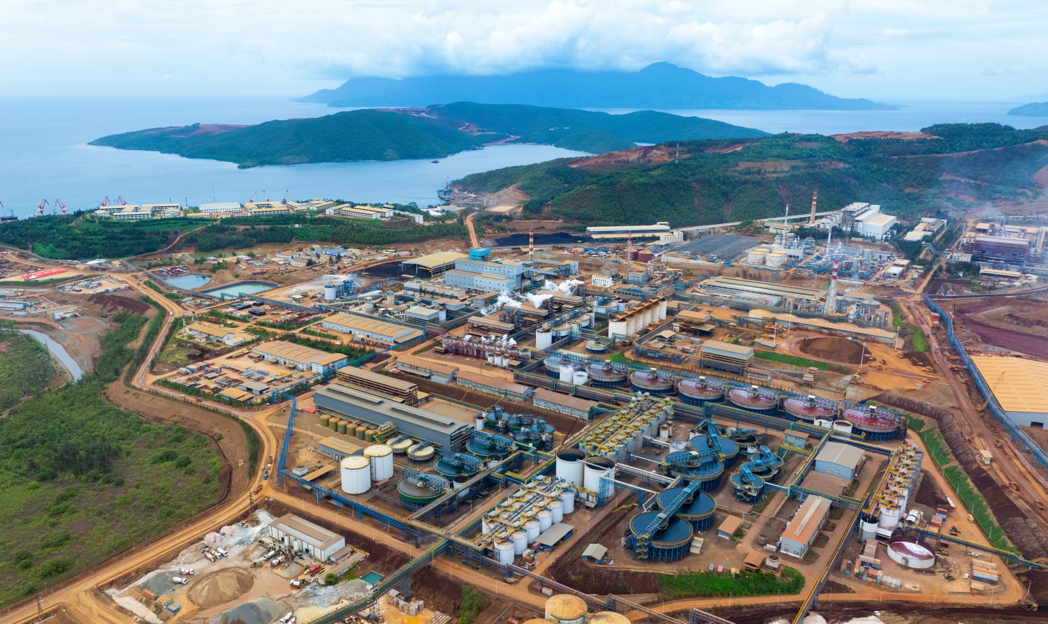 Tampak Perusahaan Harita Nickel di Kepulauan Obi (Istimewa)