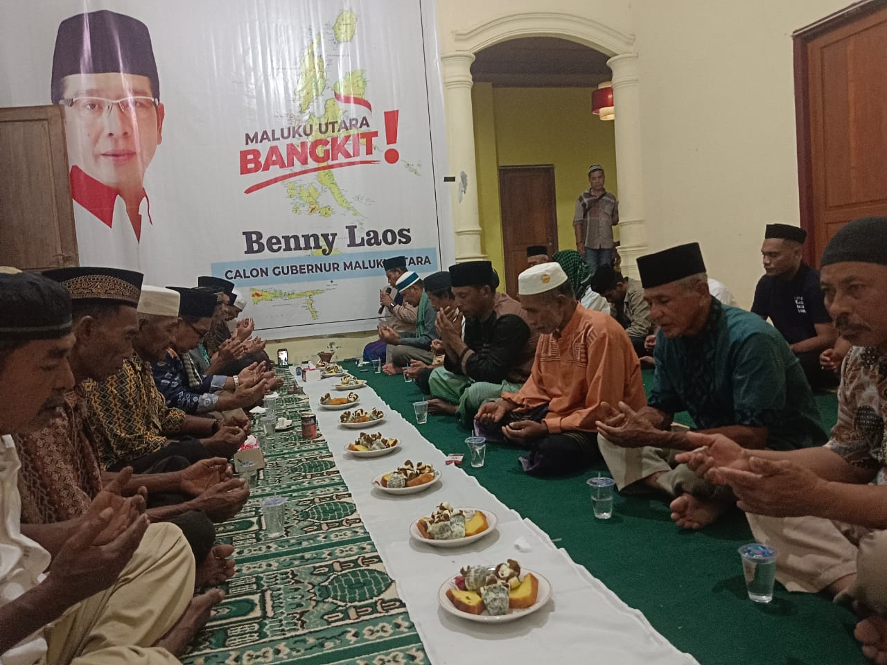 Tim Pemenang Beny Laos Gelar Doa Sukuran. (Istimewa) 