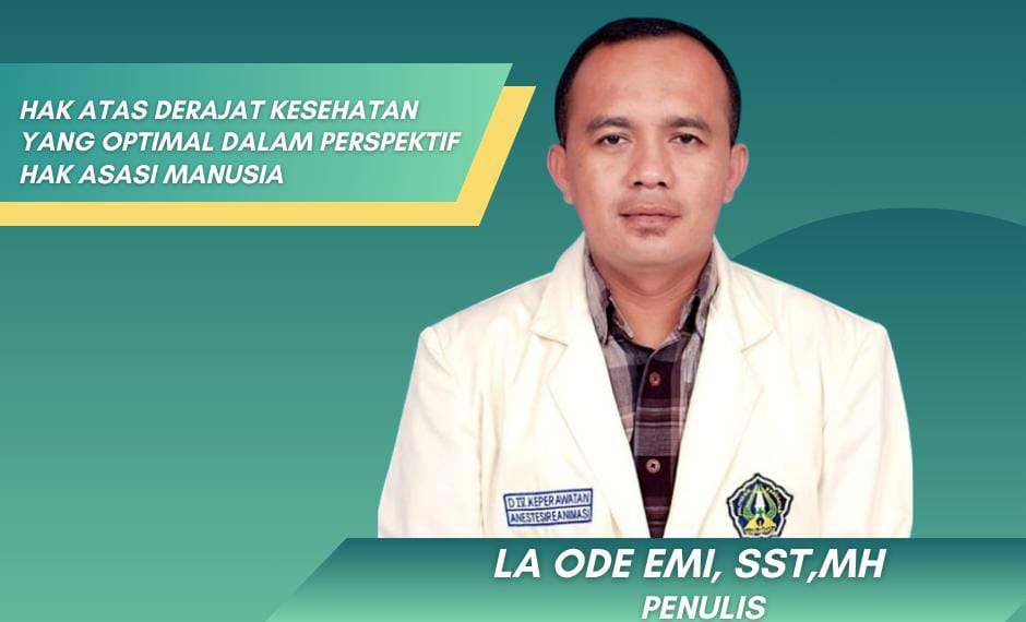 Foto: La Ode Emi, SST, MH