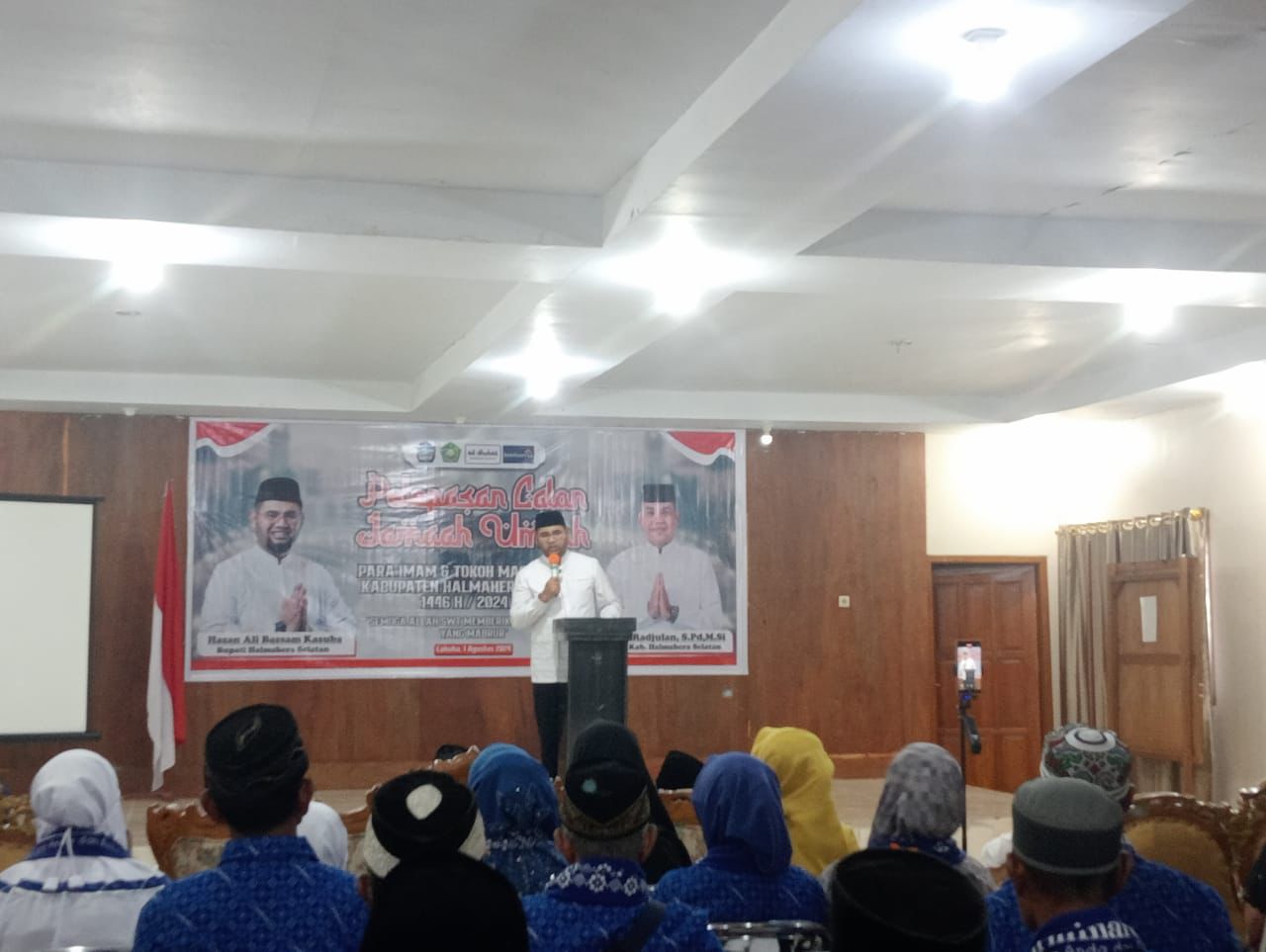 Foto: Sambutan Bupati Bassam Kasuba (istimewa)