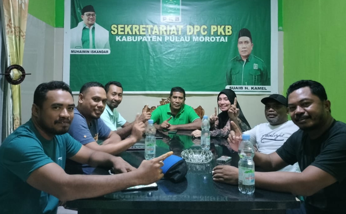 Rapat pleno dukungan PKB Morotai ke Gus Muhaimin./jmg