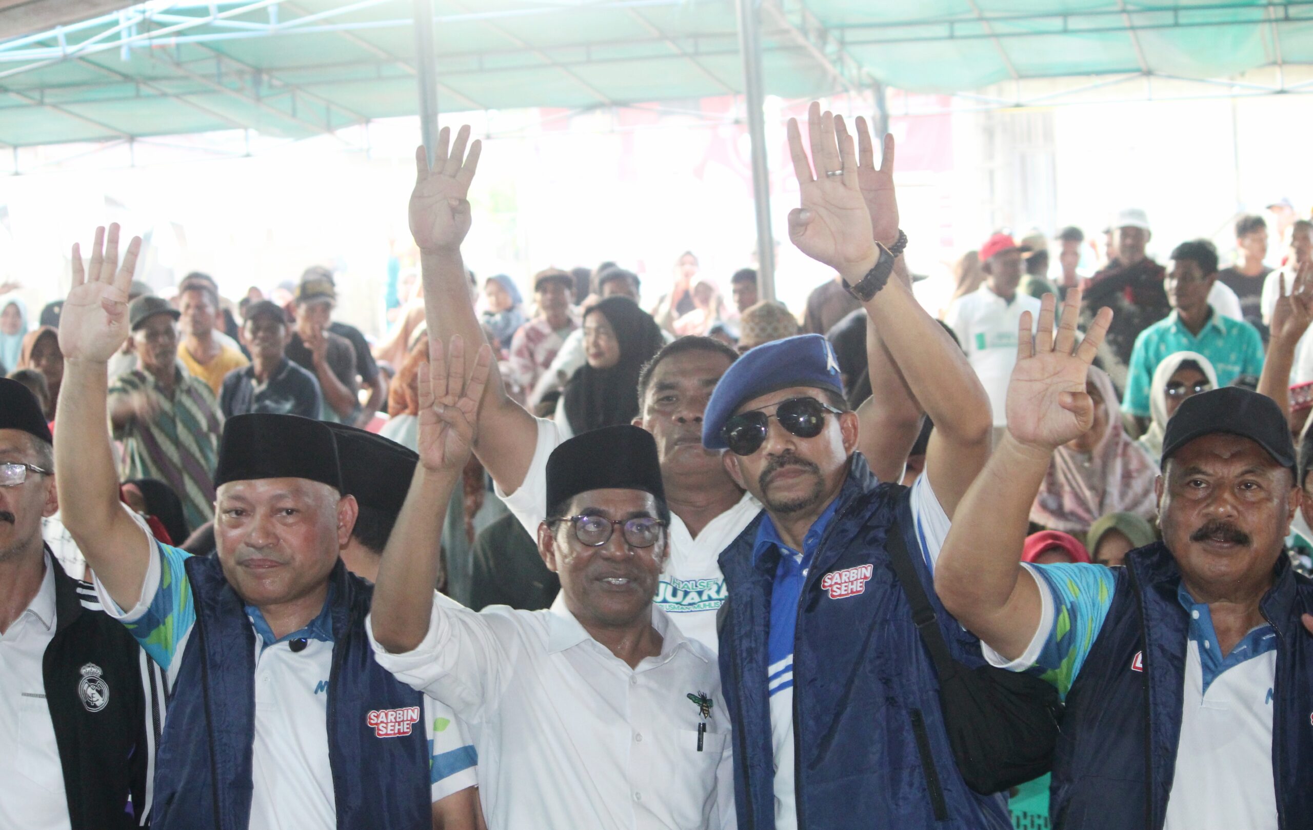 Rahmi Husen saat berada di Desa Kusubibi.