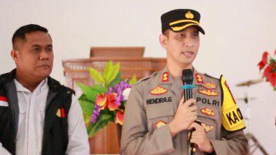 Deklarsi Pemilu Damai Bawaslu Halsel di Desa Sayaong (Doc:JS)