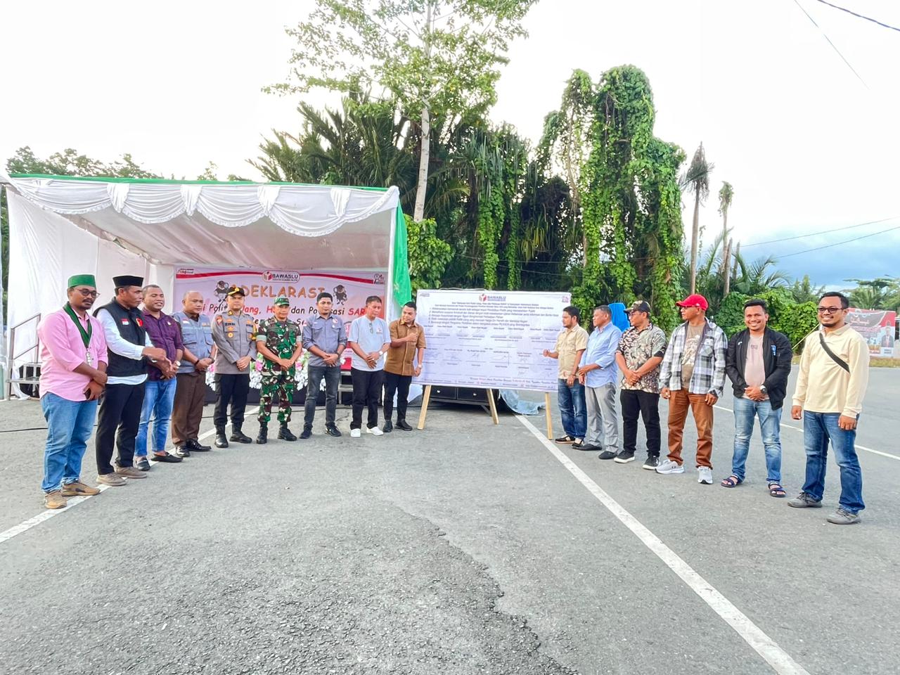 Penandatangan Tolak Politik Uang, Hoax, dan Politisasi SARA (JS)
