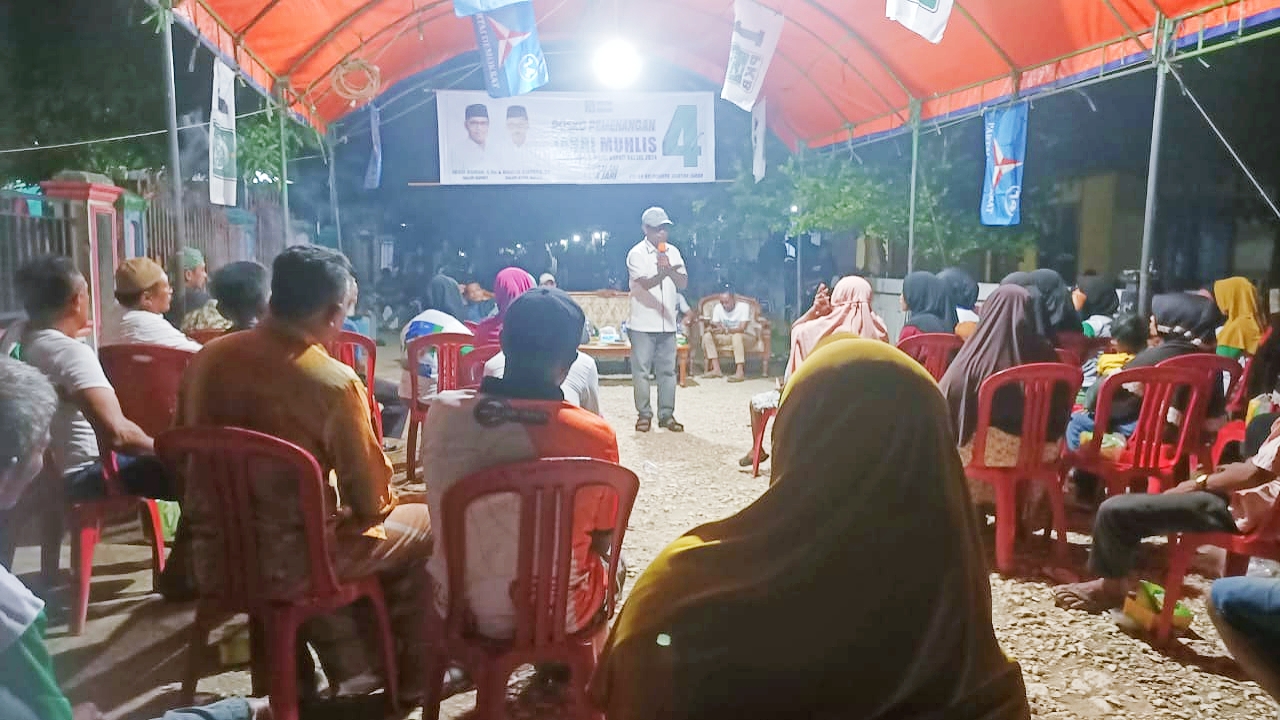 kampanye terbuka terbatas Cabup Jasri Usman di Pulau Obi./jmg