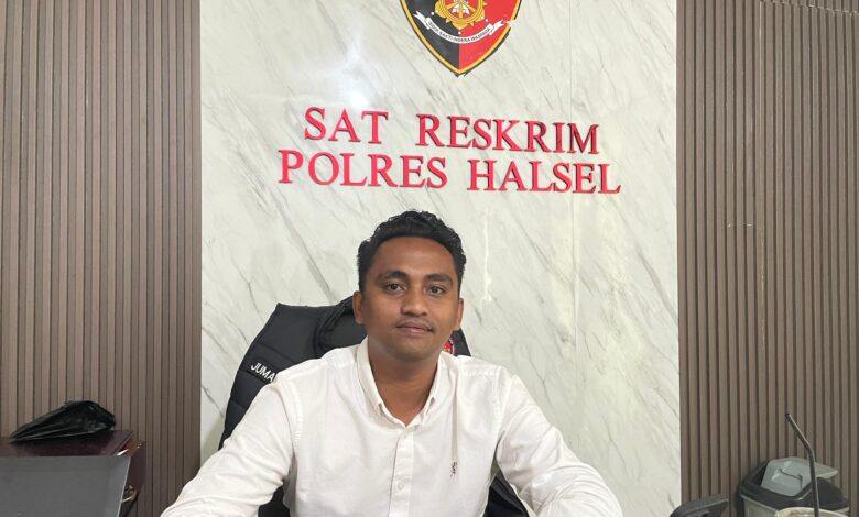 Kasat Reskrim Polres Halsel, IPTU Gian C Jumario
