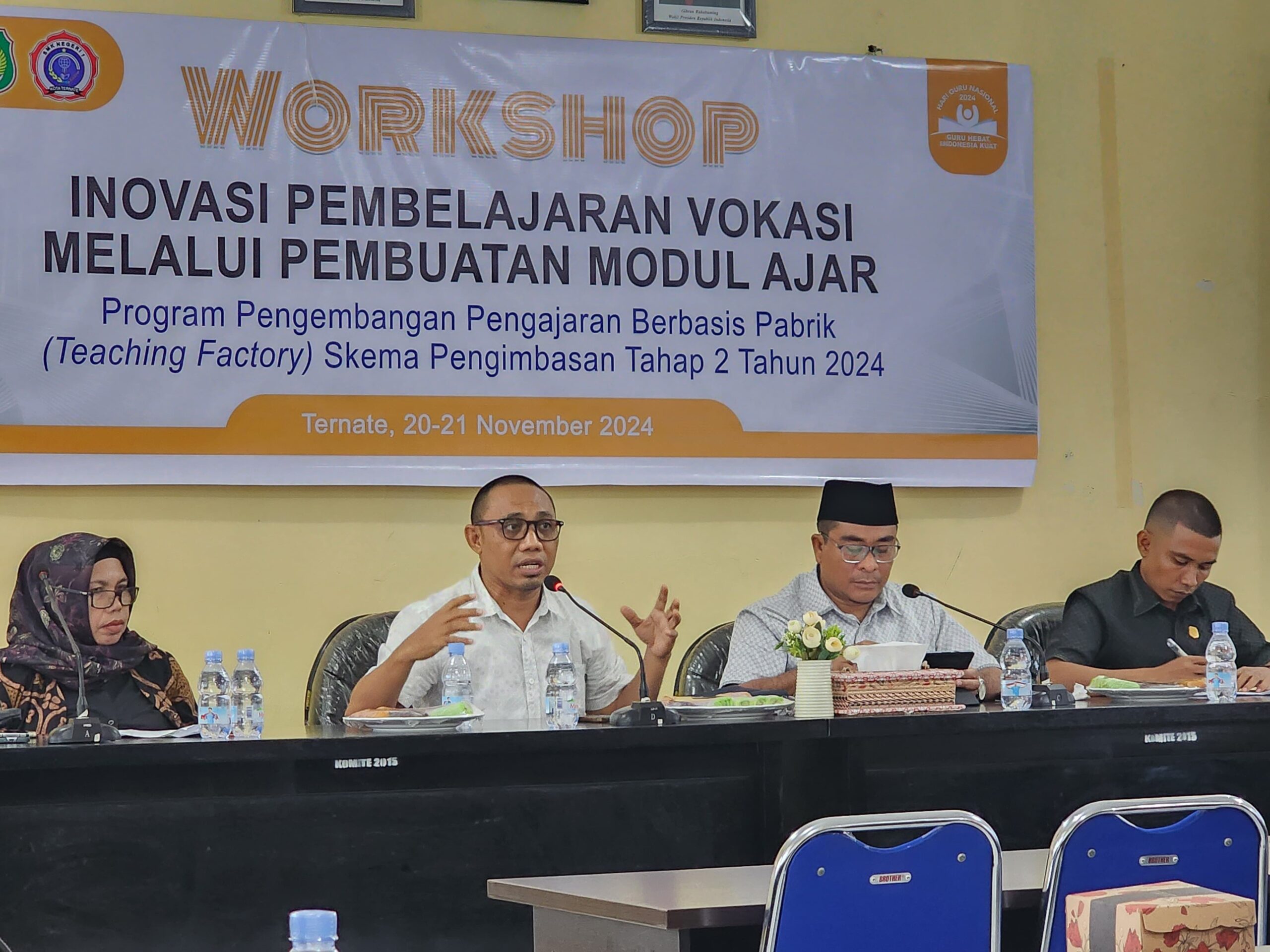 Ketua Komisi IV, Muhajirin Bailussy (tengah)./jmg