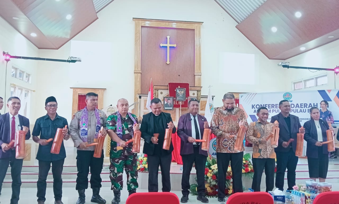 pembukaan Konferensi Daerah (Konferda) XII Angkatan Muda Gereja Protestan Maluku (AMGPM) Daerah Pulau-Pulau Bacan.||Foto jarumSatu.Com