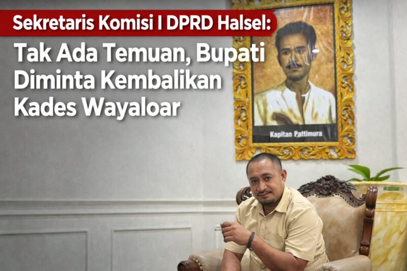 Ket: Sekertaris Komisi I Henry Romington Karafe