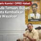 Ket: Sekertaris Komisi I Henry Romington Karafe 