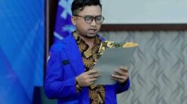 Ket:Sekretaris DPC GAMKI Halsel, Sefnat Tagaku.|foto jarumSatu.com