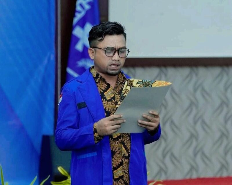 Ket:Sekretaris DPC GAMKI Halsel, Sefnat Tagaku.|foto jarumSatu.com