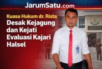Ket: Kuasa Hukum dr.Rista |foto jarumSatu.com