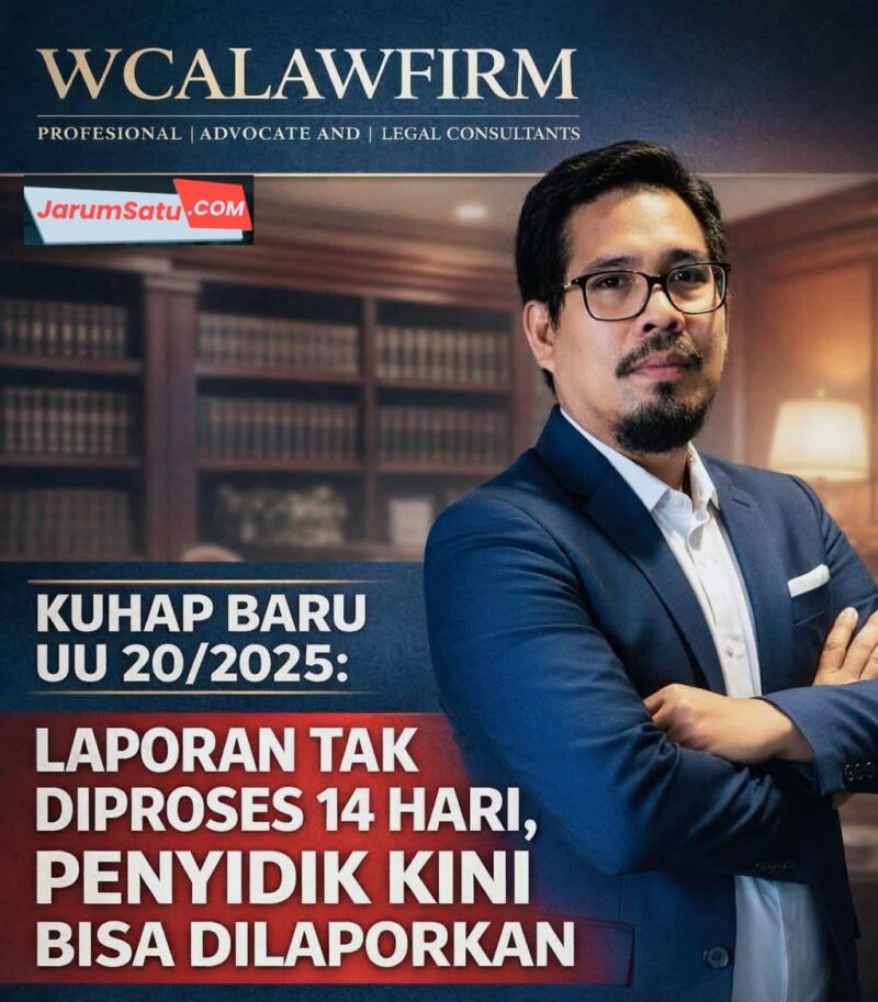 Ket: Praktisi hukum Wilson Colling, S.H., M.H.,