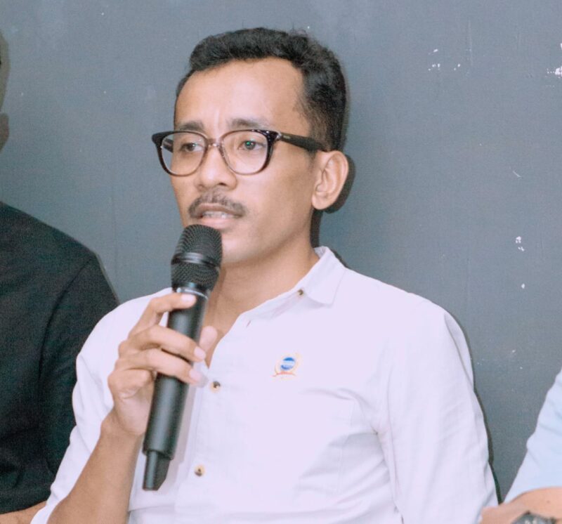 Ket:Koordinator Wilayah XV GMKI Maluku Utara, Jufri Bayar.
