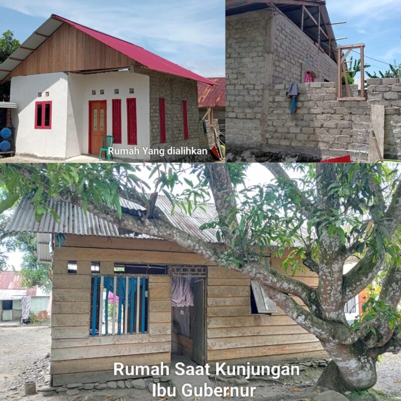 Ket: Program RTLH Gubernur Maluku Utara