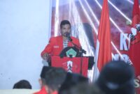 Ket: Sekretaris caretaker DPC GMNI Halbar, Maikel Flory.