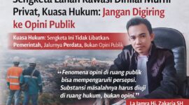 Ket: kuasa hukum Arifin Saroa, La Jamra Hi. Zakaria, SH,|foto jarumSatu.com