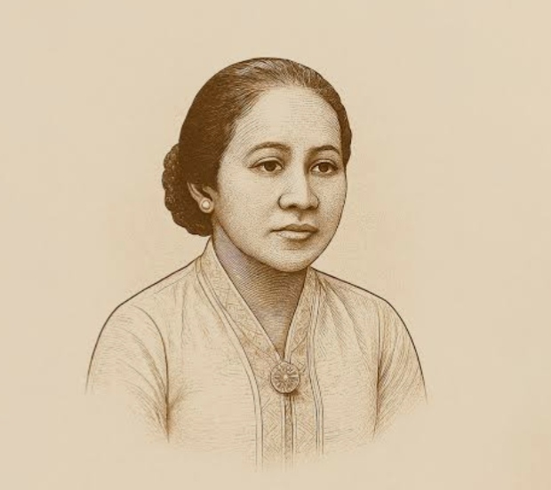 Ket: Raden Ajeng Kartini
