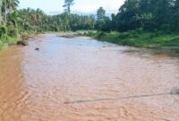 Ket: Sungai Yang Tercemar.| foto jarumSatu.com