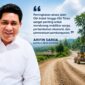 Ket: Kepala Desa kawasi Arifin saroa.|foto jarumSatu.com