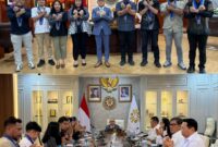Ket: Pengurus Pusat Gerakan Mahasiswa Kristen Indonesia (PP GMKI) melakukan kunjungan ke Kementerian Perlindungan Pekerja Migran Indonesia/BP2MI