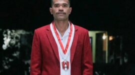 Ket: Sekretaris Caretaker DPC Gerakan Mahasiswa Nasional Indonesia Kabupaten Halmahera Barat, Maikel Flory.