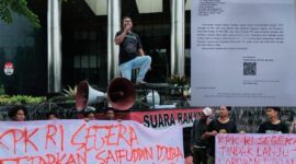 Ket: Komisi Pemberantasan Korupsi (KPK) RI resmi merespons laporan Forum Mahasiswa Anti Korupsi (FORMATIK) Jakarta terkait dugaan korupsi pada tiga Satuan Kerja Perangkat Daerah (SKPD) Provinsi Maluku Utara.