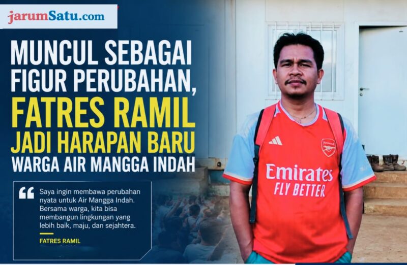 Ket: Fatres Ramil Calon Kepala Desa Air Mangga Indah