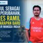 Ket: Fatres Ramil Calon Kepala Desa Air Mangga Indah 