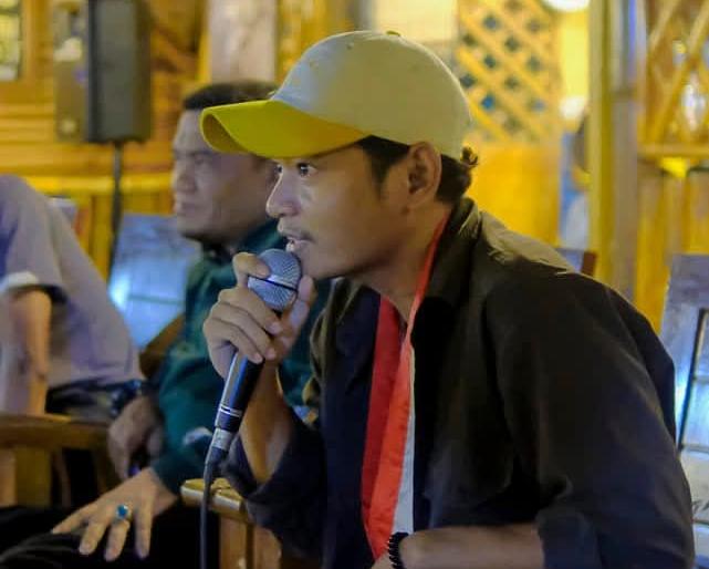 Ket: Ketua Caretaker Gerakan Mahasiswa Nasional Indonesia Halmahera Barat, Christian Loudrik.