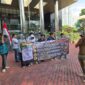 Ket: Sentra Koalisi Anti Korupsi Maluku Utara-Jakarta (SKAK MALUT-JAKARTA) Menggelar Aksi Unjuk Rasa di depan Komisi Pemberantasa Korupsi (KPK) RI.