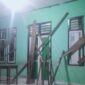 Ket: Kantor Desa Kupal Kec.Bacan Selatan Dipalang Warga 