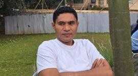 Ket: Ketua Umum Forum Mahasiswa Pascasarjana Maluku Utara (FORMAPAS), Riswan Sanun.