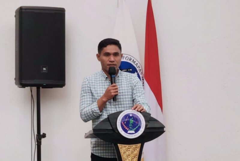 Ket: Ketua Umum Formapas Malut, Riswan Sanun