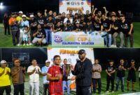 Ket: Turnamen Fun Football PWI Cup I Halmahera Selatan 2026 resmi berakhir pada Senin (15/6/2026).