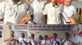 Ket : kunjungan Ketua DPD Gerindra Maluku Utara, Sahril Thahir, ke Sekretariat DPC Gerindra Halmahera Selatan.