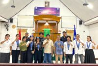 Ket: Gerakan Mahasiswa Kristen Indonesia Cabang Morotai resmi menggelar pelantikan Panitia Pembangunan Student Center pada Kamis, 25 Juni 2026,