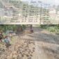 Ket: Proyek pembangunan Jalan Lapen Tahun Anggaran 2024 di ruas Desa Sekely–Kurunga, Kecamatan Gane Barat Selatan.