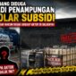 Ket: lokasi penampungan BBM jenis solar subsidi.